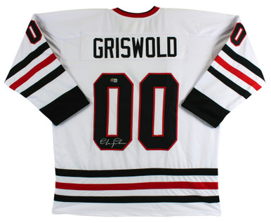 Chevy Chase Christmas Vacation Signed Navy Blue Griswold Jersey Bas  Witnessed Auction