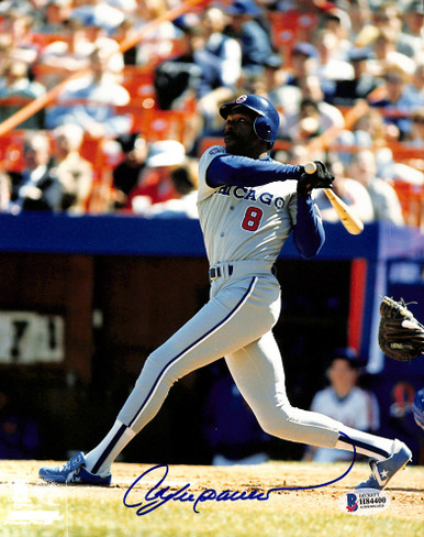 Andre Dawson Signed Chicago Cubs Hall of Fame Induction Day 8×10