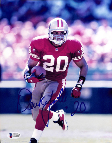 49ers Jesse Sapolu Authentic Signed 8x10 Photo versus Jets Autographed BAS