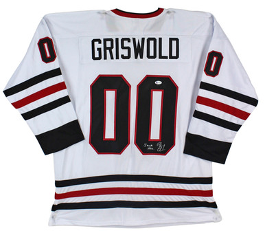 Chevy Chase Autographed White Christmas 'Griswold' Santa Jersey L*0 - – The  Jersey Source