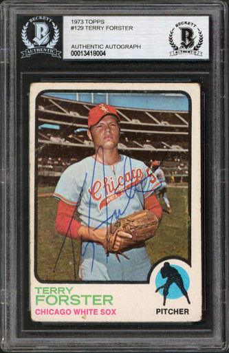 White Sox Ted Kluszewski Authentic Signed 1961 Topps #65 Card PSA/DNA  Slabbed