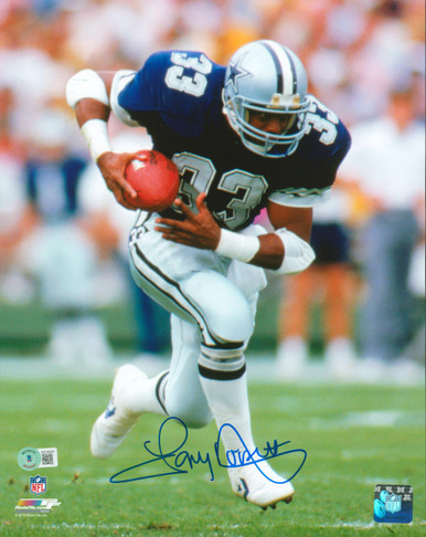 Cowboys Roger Staubach & Tony Dorsett Signed 11x14 Collage Edit Photo BAS  Wit