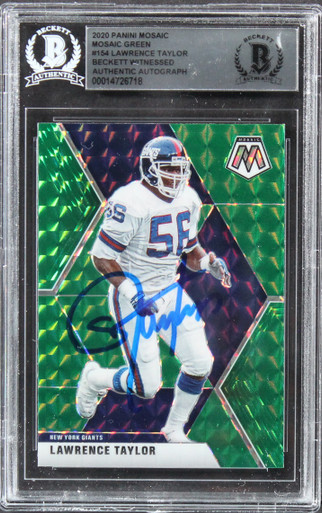 Up To 25% Off on Lawrence Taylor Signed Blue C