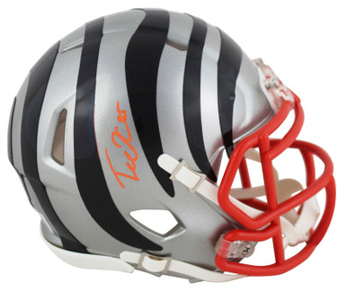 Tee Higgins Cincinnati Bengals Autographed White Alternate Speed Authentic  Helmet - Beckett Authentic