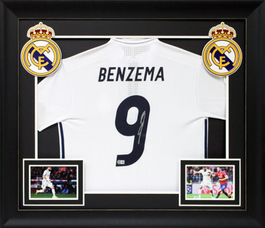 KARIM BENZEMA SIGNED AUTOGRAPH REAL MADRID JERSEY BECKETT BAS