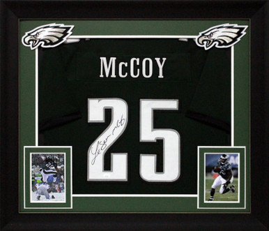 LeSean McCoy AUTOGRAPHED PHILADELPHIA EAGLES WHITE JERSEY JSA