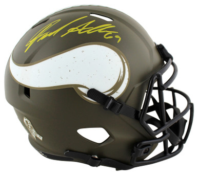 Jared Allen Signed Minnesota Vikings Flash Alternate Speed Mini Helmet –