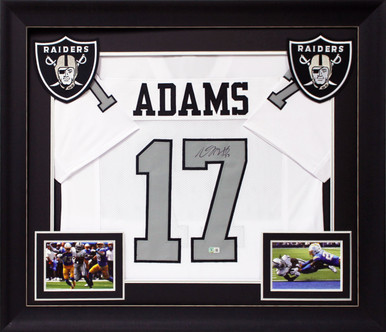 Press Pass Collectibles Davante Adams Authentic Signed Black Pro Style Jersey w/ White #'s BAS Witnessed