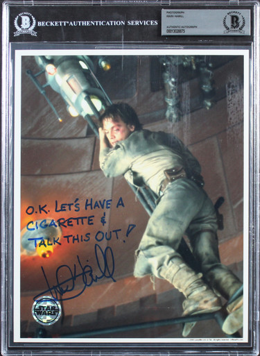 Mark Hamill young autographed 8x10 photo Star Wars