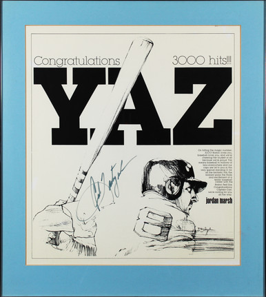 Red Sox Carl Yastrzemski Signed 1977 Letter on Red Sox Letterhead PSA  #AI50349