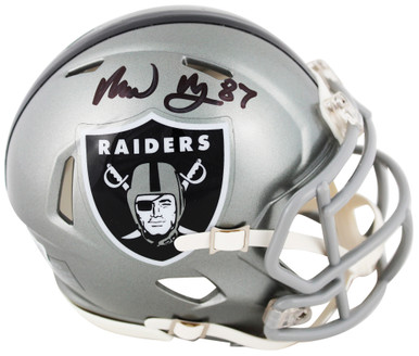 Davante Adams Las Vegas Raiders Autographed Riddell Flash Alternate Speed Authentic Helmet