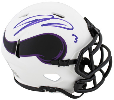 Riddell Minnesota Vikings Helmet Authentic Full Size Speed Style Eclipse Alternate