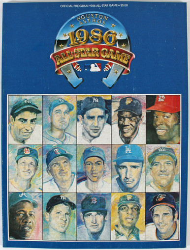 1986 Houston Astros All-Star Game Official Program Magazine