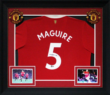 Harry Maguire Manchester United Signed Jersey Autographed Beckett