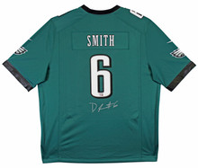 Eagles DeVonta Smith Authentic Signed Green Nike Game Jersey Fanatics