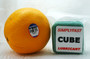 Like an orange peel, CUBE feels dry, but when you put them under pressure, they both release oil!