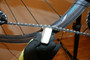 When using the heat gun system, rub on a second coat to the outside -top portion of the chain.  Don't forget your cloth or leather gloves, the chain gets hot!