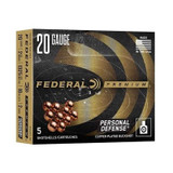 Federal Personal Defense 20Ga 2.75in #2 Buck 10 Pellets 5rds