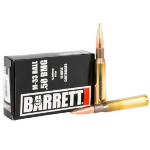 BARRETT BARRETT M33 BALL RIFLE MATCH GRADE 50BMG 661GR 10RDS BARR-14671