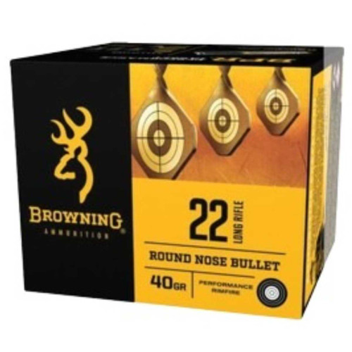 BROWNING BROWNING PERFORMANCE RIMFIRE 22LR 40GR RN 400RDS BROWN-B194122400