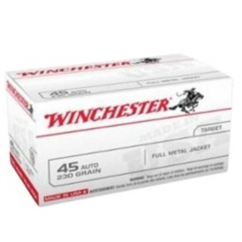 BROWNING Winchester Ammo USA Value Pack 45ACP 230gr Full Metal Jacket 100 Per Box/5 Case - USA45AVP WIN-USA45AVP