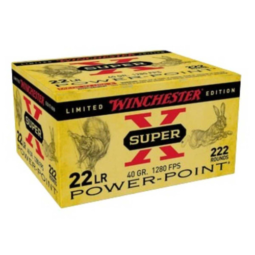 BROWNING WINCHESTER SUPER X POWERPOINT 22LR 40GR HP 2220RDS WIN-X22LRPPB-BULK