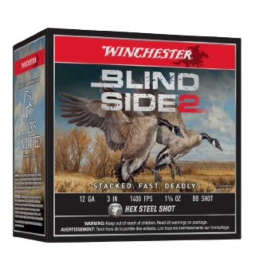 BROWNING BROWNING BLIND SIDE 2 12GA 3IN 1 3/8OZ BB SHOT 25RDS BROWN-XBS123BB
