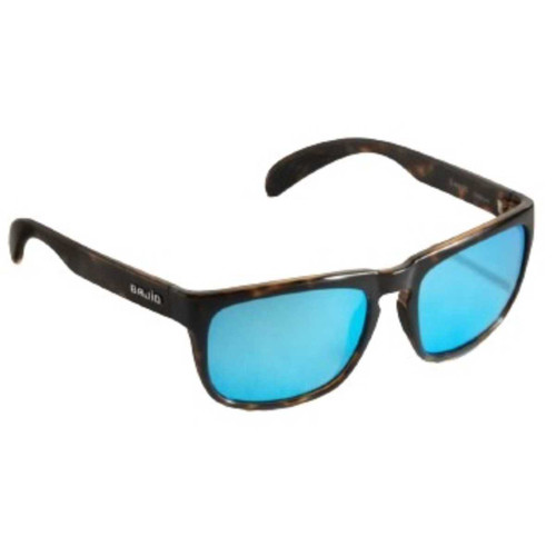 BAJIO BAJIO SWASH SUNGLASSES DARK TORTOISE GLOSS BLUE MIRROR GLASS POLARIZED BAJIO-SWA441001