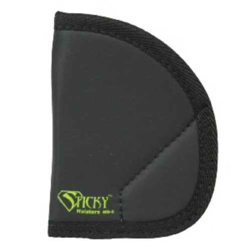 STICKY HOLSTERS STICKY HOLSTERS MD-5 MEDIUM HOLSTER IWB 4.45INX5.87IN BLACK STICKY-MD-5