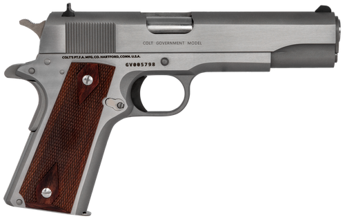 COLT Colt Government Model Handgun .45 Auto 7rd Magazine 5" Barrel Stainless - O1911C-SS COLT-01911C-SS