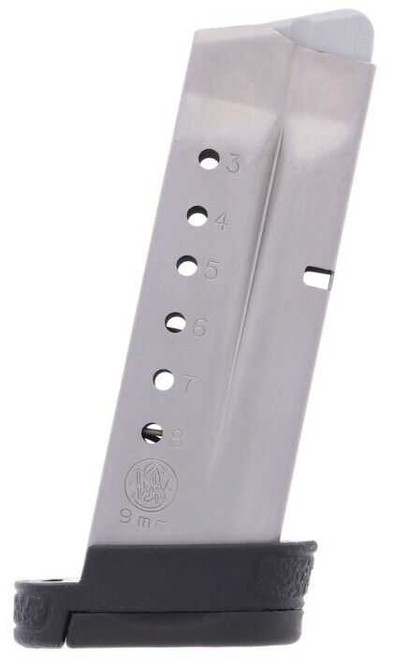 SMITH AND WESSON SW M+P SHIELD MAGAZINE 9MM 8RD STAINLESS SNW-199360000