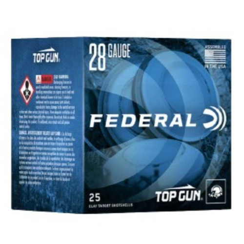 FEDERAL FEDERAL TOP GUN 28GA 2.75IN .75OZ 8SHOT 250RDS CASE FEDRL-TGS28218