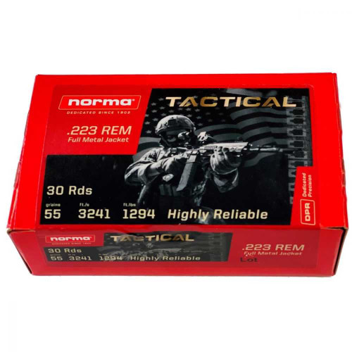 NORMA USA NORMA TACTICAL 223REM 55GR FMJ 30RDS NORMA-2422028