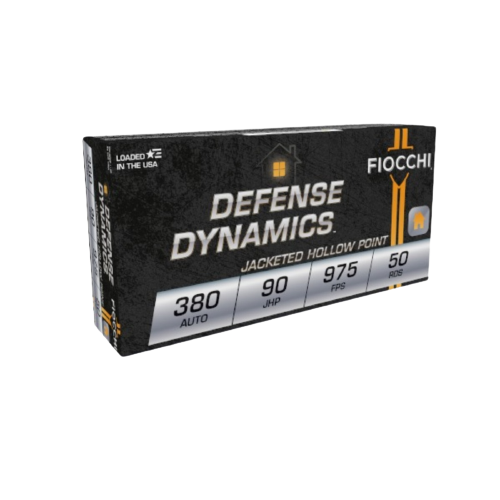 FIOCCHI DEFENSE DYNAMICS 380AUTO 90GR JHP 50RDS