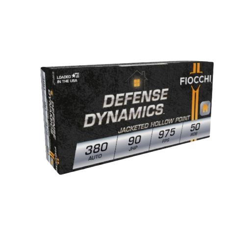FIOCCHI FIOCCHI DEFENSE DYNAMICS 380AUTO 90GR JHP 50RDS FIOCH-380APHP
