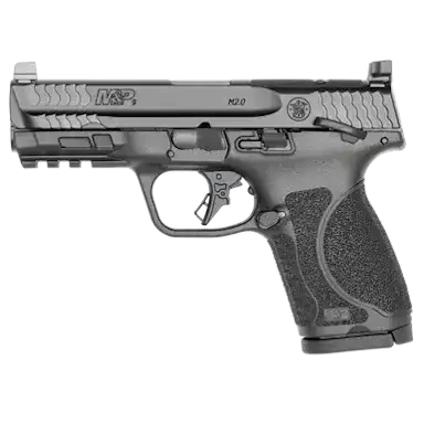 SMITH AND WESSON S&W M&P 9 Compact M2.0 OR Optic Ready Hand Gun 9mm Luger 15rd Magazine 4" Barrel Thumb Safety Black - 13568 SNW-13568