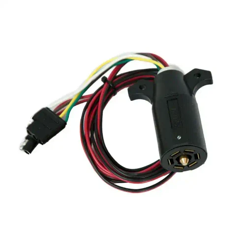 RUFF LAND KENNELS STANDARD RND 7 PIN TRAILER POWER CORD/4 PIN TRAILER CONNECTOR RUFF-7PINPCTRL2015