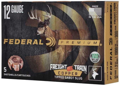 FEDERAL FEDERAL FREIGHT TRAIN COOPER 12GA 2.75IN 300GR SABOT SLUG 5RD FEDRL-P152FT