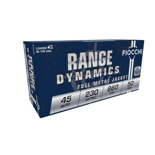 FIOCCHI FIOCCHI RANGE DYNAMICS 45AUTO 230GR FMJ 50RDS FIOCH-45A500