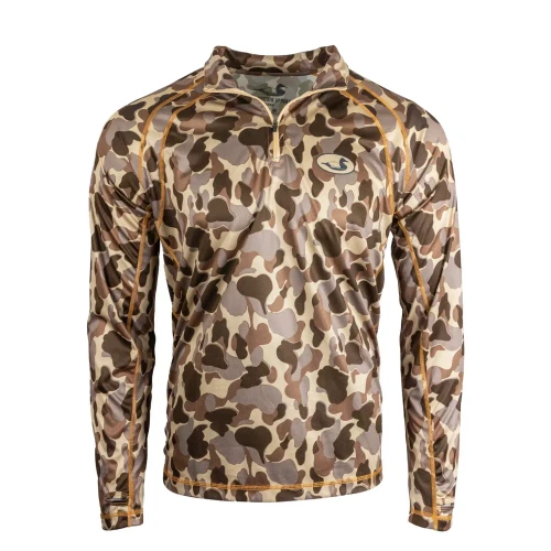 DIXIE DECOY FROGSKIN CAMO 1/4 ZIP FROGSKIN ZIP