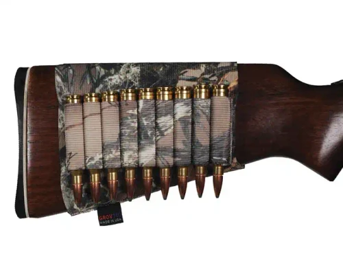 GROVTEC US, INC GROVTEC RIFLE BUTTSTOCK AMMO HOLDER TRUETIMBER CAMO GROVE-GTAC76