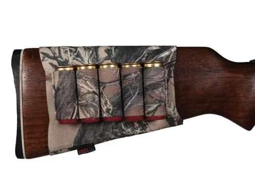 GROVTEC US, INC GROVTECH GTAC77 SHOTGUN BUTTSTOCK AMMO HOLDER TRUETIMBER NYLON GROVE-GTAC77