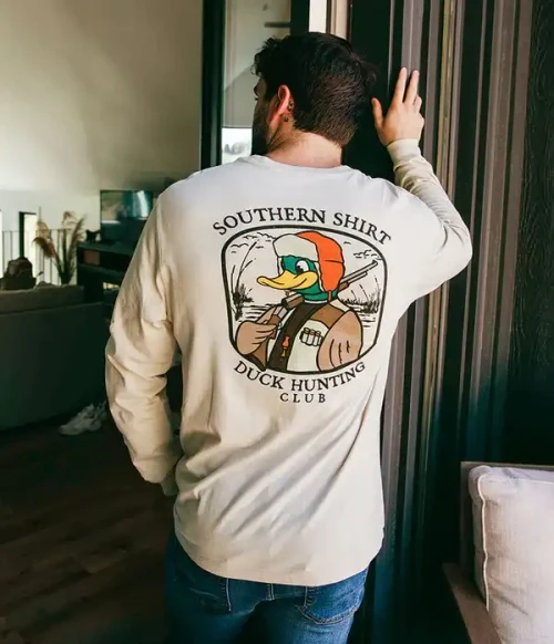 SOUTHERN SHIRT COMPANY DUCK HUNTING TEE (LS) DUCK HUNTING TEE LS / TAUPE