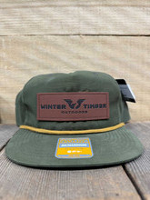 WINTER TIMBER BROWN LOGO PATCH FLAT BILL 256-LO-A