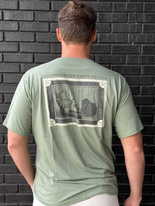 SOUTHERN POINT WILDLIFE STAMP SHORT SLEEVE TEE WILDLIFE STAMP SHORT SLEEVE TEE
