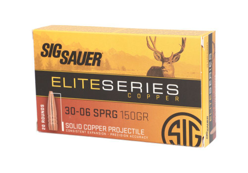 SIG SAUER ELITE PERFORMANCE HUNTING 30-06 SPRG 150GR HP 20RDS