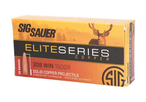 SIG SAUER SIG SAUER ELITE PERFORMANCE HUNTING 308WIN 150GR HP 20RDS SIG-E308H1-20
