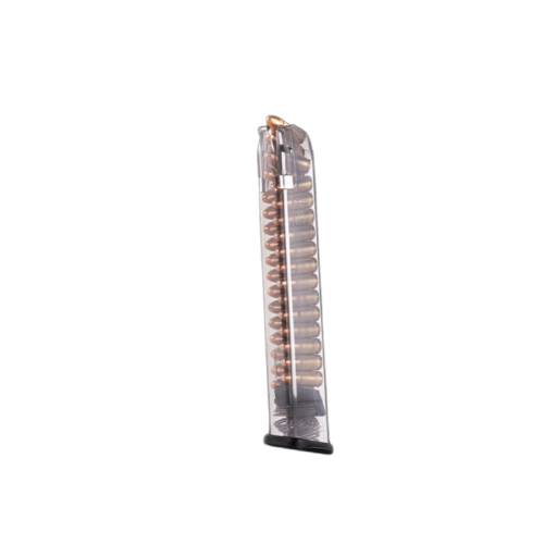 ETS ETS GLOCK 18 MAGAZINE 9MM 31RDS TRANSLUCENT SMOKE ETS-GLK-18BG