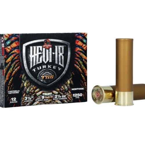 HEVI SHOT HEVI-SHOT HEVI-18 TSS TUNGSTEN TURKEY 12GA 3.5IN 2 1/4OZ 9SHOT 5RDS HEVISH-HS4509