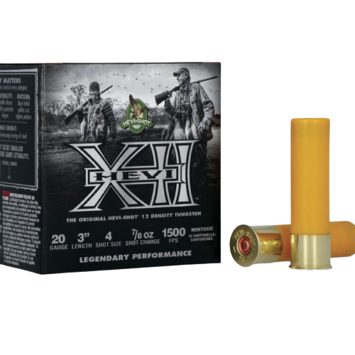 HEVI SHOT HEVI SHOT HEVI-XII 20GA 3IN 7/8OZ 4SHOT 25RDS HEVISH-HS52204